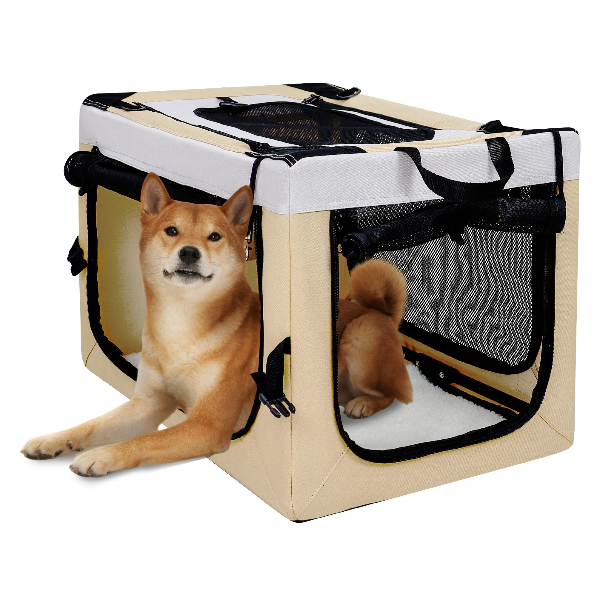 中型犬ペットキャリーケース クレート　旅行　お留守番 楽天市場】ペットクレート 犬 猫 クレート キャリー キャリーバッグ